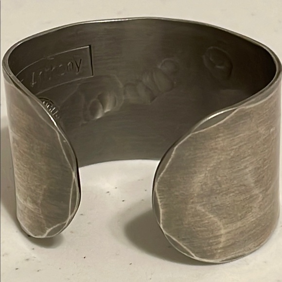 F Anthony Wendell August Forge Silver (tone Cuff adjustable Bracelet cougar cat - Picture 4 of 14